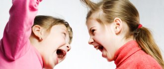 Quarrels and fights among children